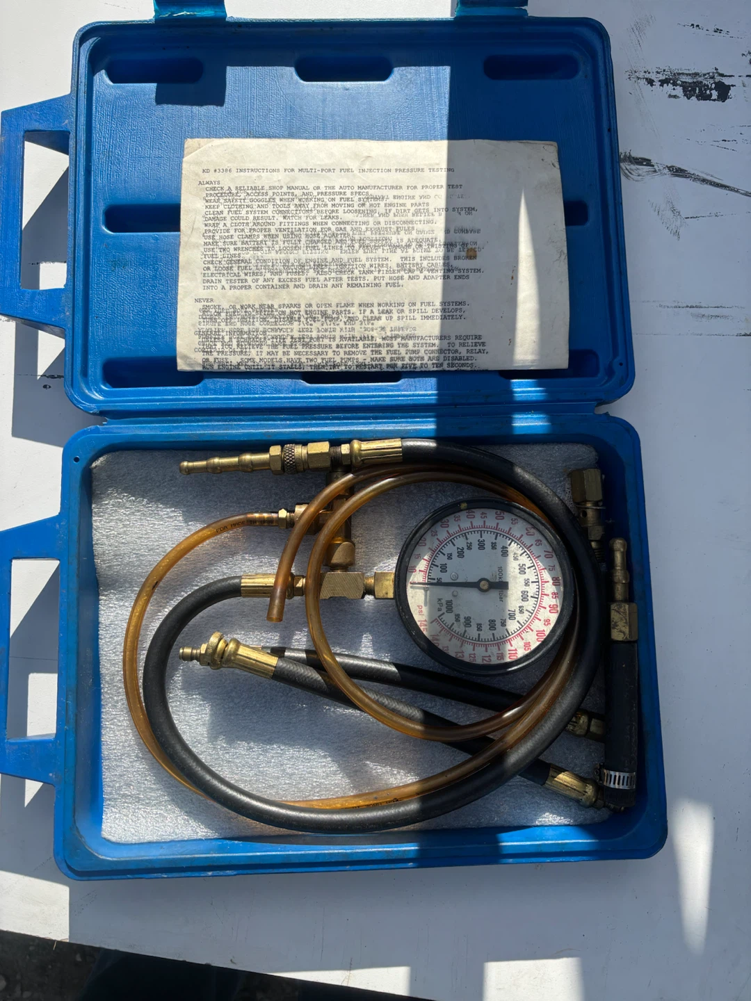 KD 3386 Multi-Port Fuel Injection Pressure Tester