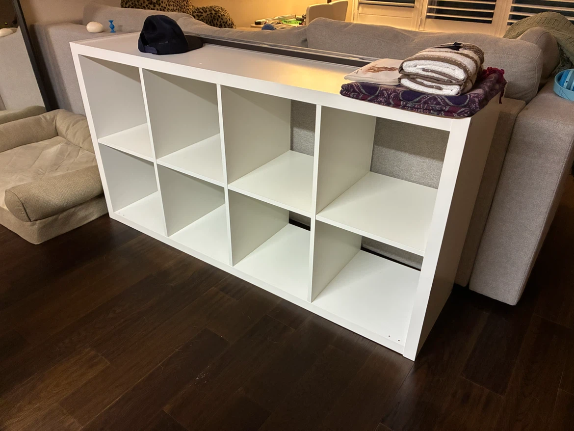 IKEA Kallax 8-Cube Shelving Unit - White