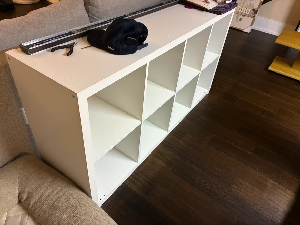 IKEA Kallax 8-Cube Shelving Unit - White - photo 2