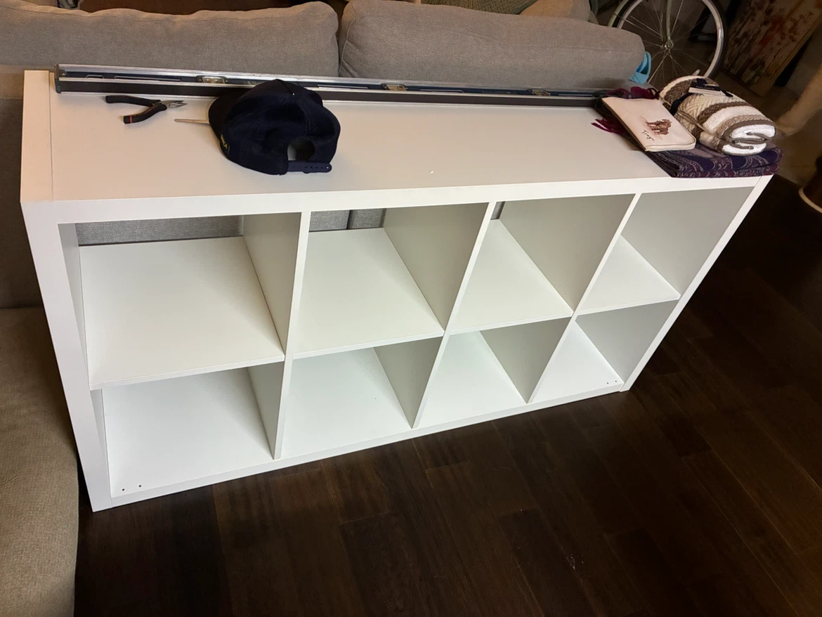 IKEA Kallax 8-Cube Shelving Unit - White - photo 3