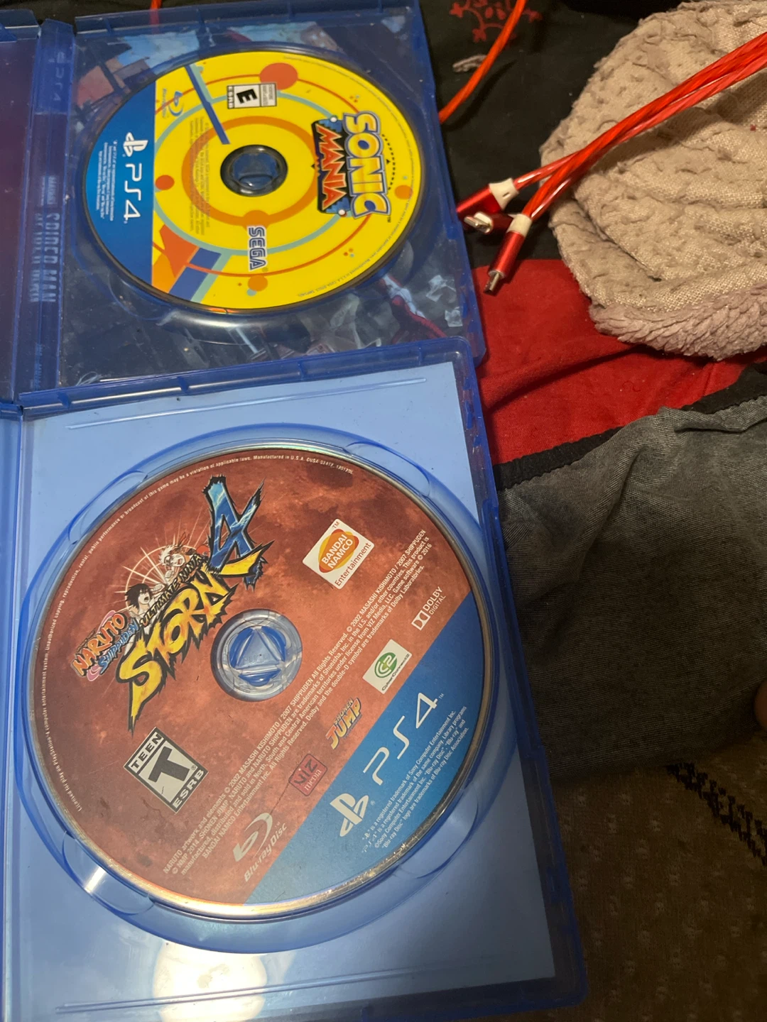 Sonic Mania and Naruto Shippuden Storm 4 for PS4