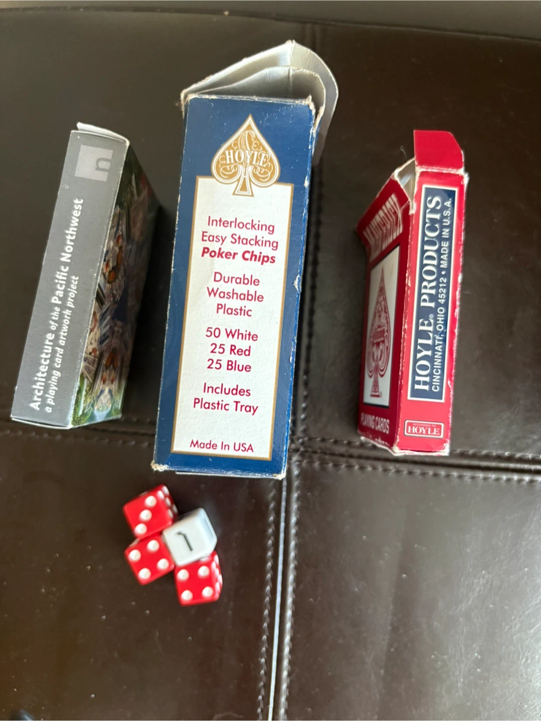 Hoyle Poker Chips and Playing Card Set - photo 2