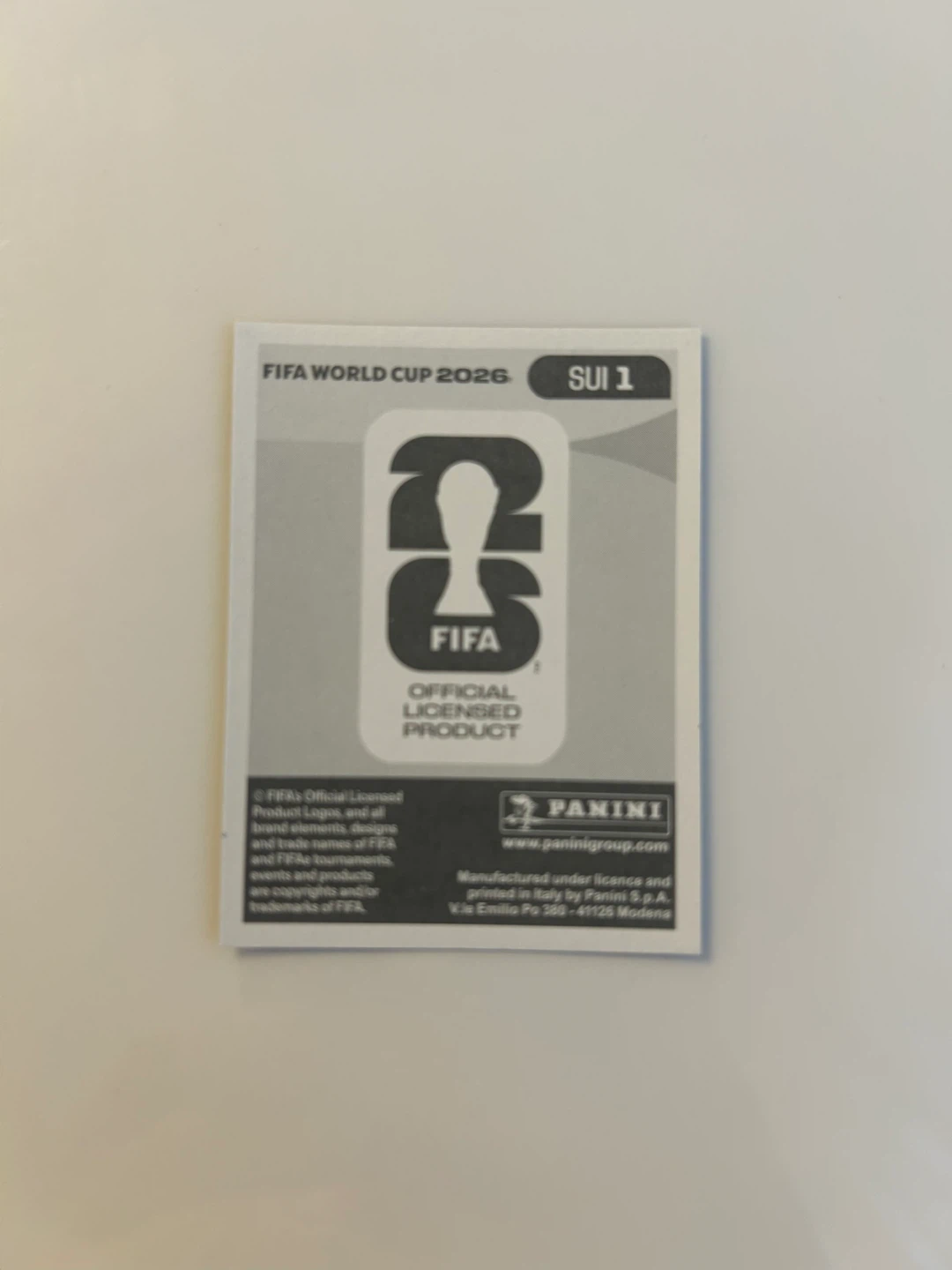 Panini FIFA World Cup 2026 Switzerland Sticker - photo 2