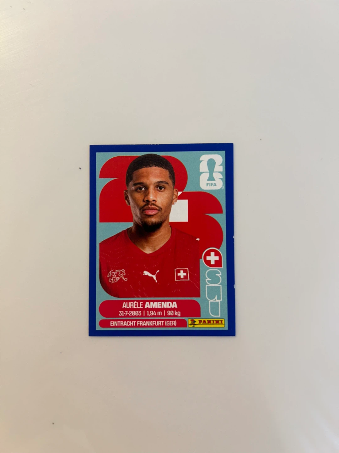 Panini FIFA World Cup 2026 Aurèle Amenda Card