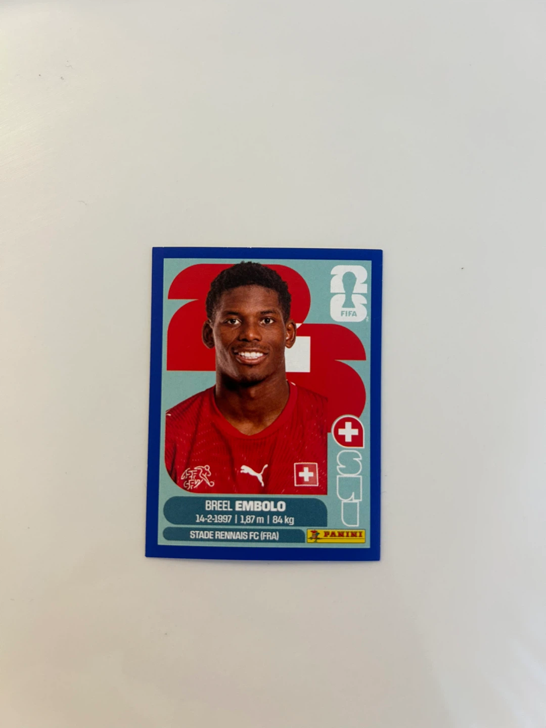 Panini FIFA World Cup 2026 Breel Embolo Card
