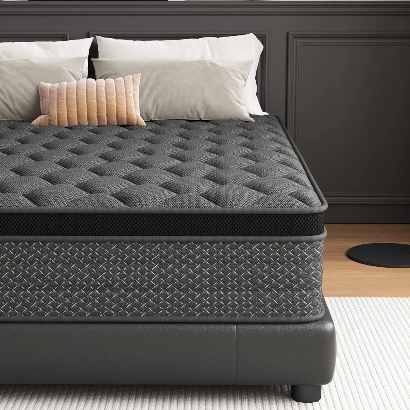 Mocangtu 10" Full Hybrid Mattress in a Box, Gel Memory Foam