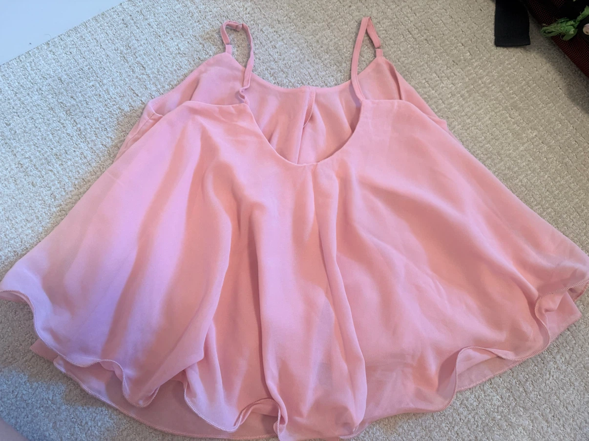 Breezaya Light Pink Flowy Tank Top