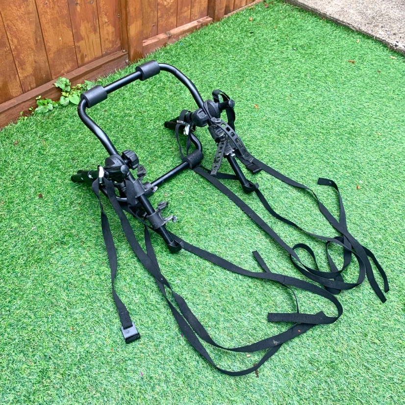 2 Bike Trunk Mount Bicycle Rack  Vehicle Bike Transport Rack