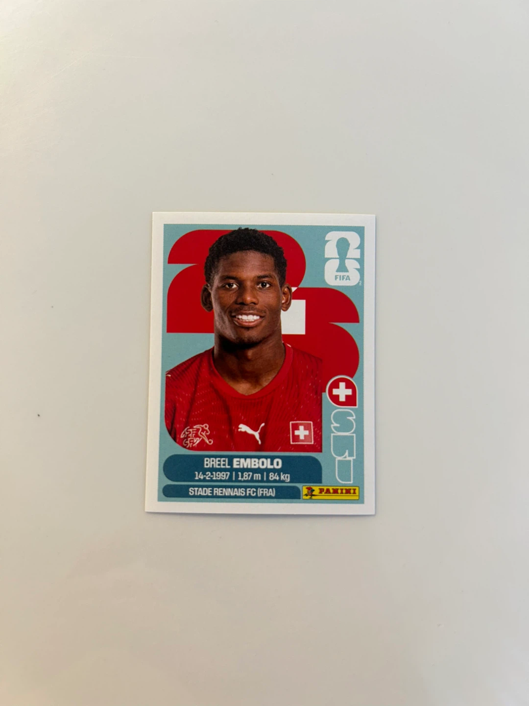 Breel Embolo FIFA World Cup 2026 Panini Sticker