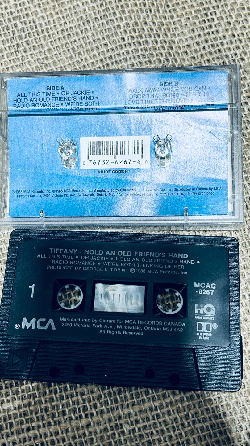 Vintage Tiffany – Hold an Old Friend’s Hand Cassette 1988 - photo 2