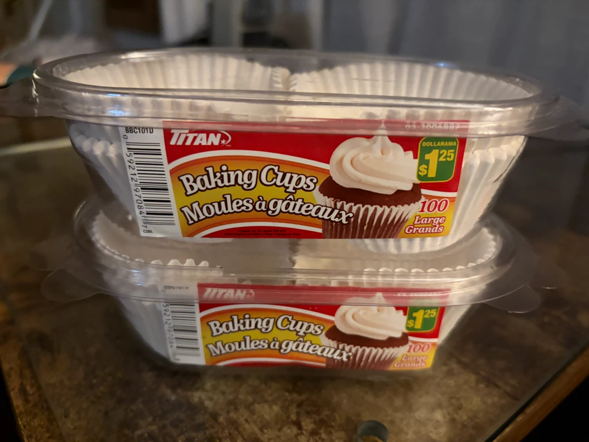 2 Packs of Titan Cupcake size Baking Cups - photo 2
