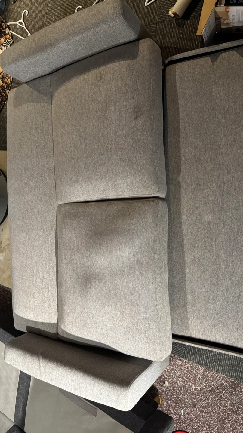 Grey Fabric Sofa Bed (Delivery available) - photo 2