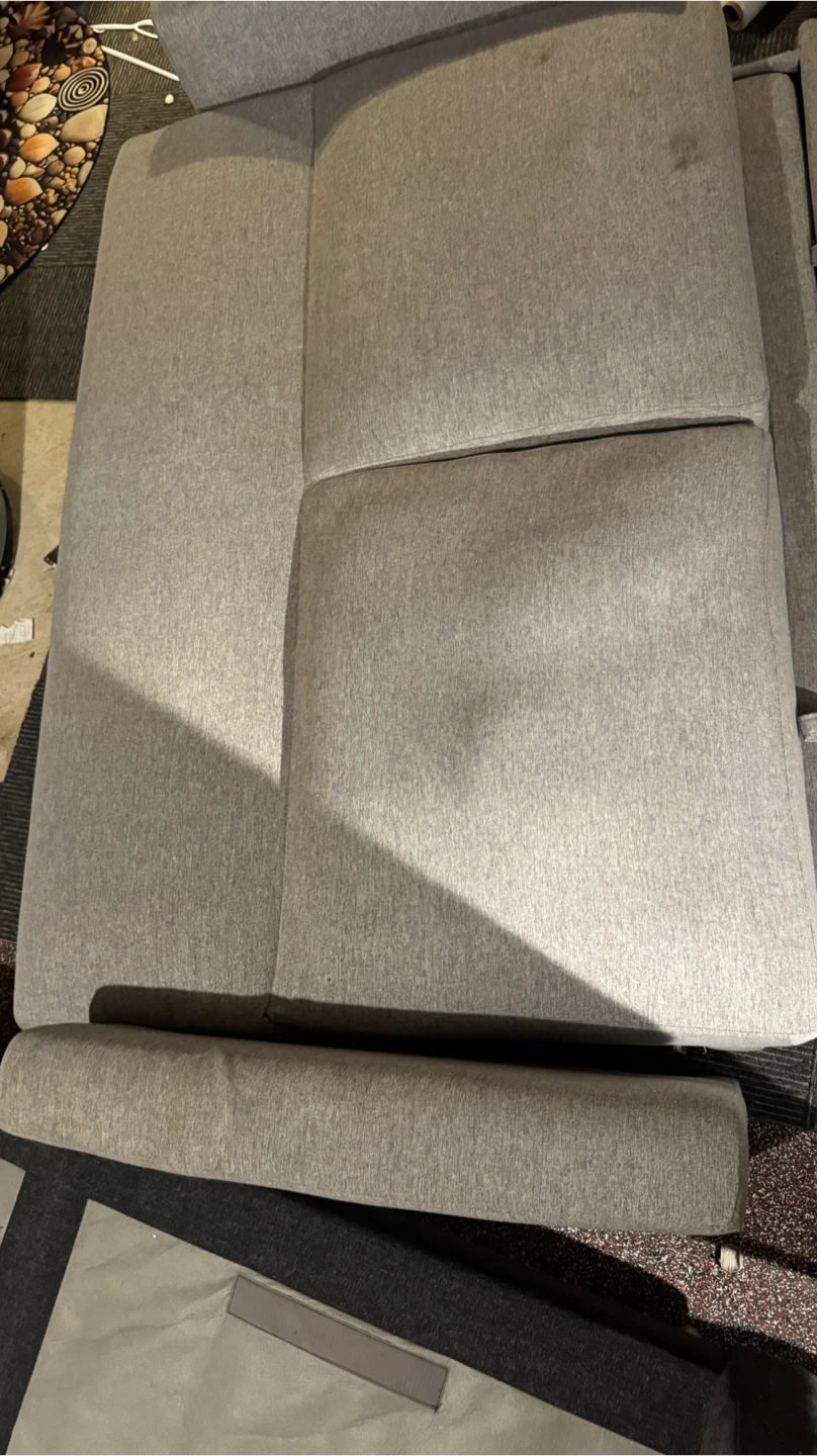 Grey Fabric Sofa Bed (Delivery available) - photo 3