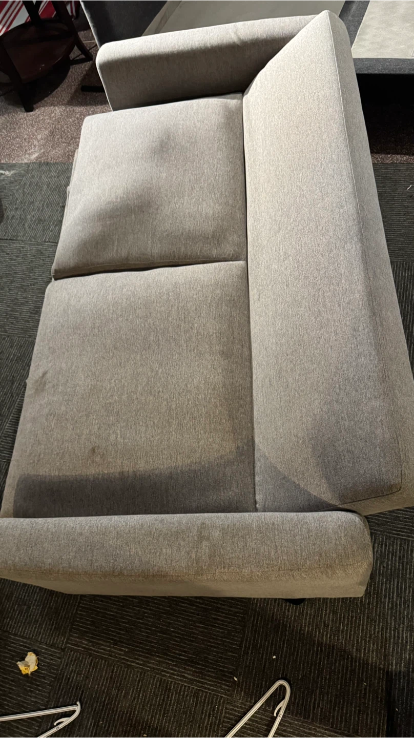 Grey Fabric Sofa Bed (Delivery available) - photo 4