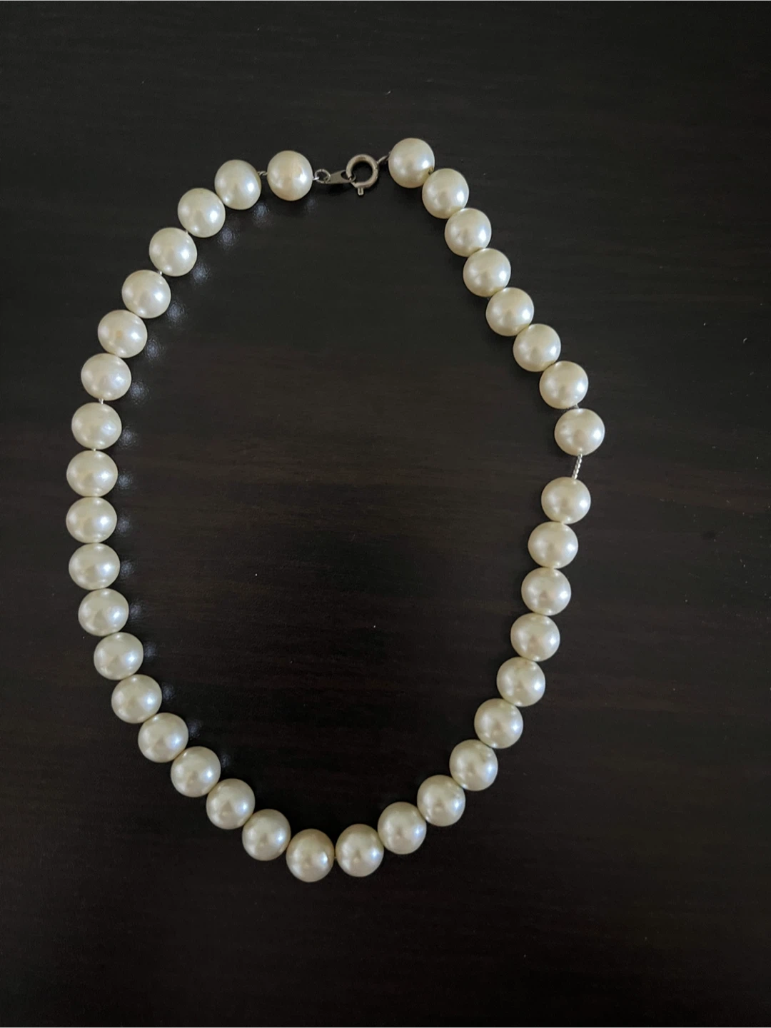 Classic Faux Pearl Necklace