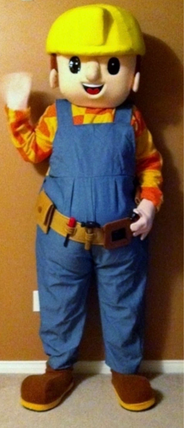 BOB THE BUILDER Top Quality Professional Adult Mascot Costume