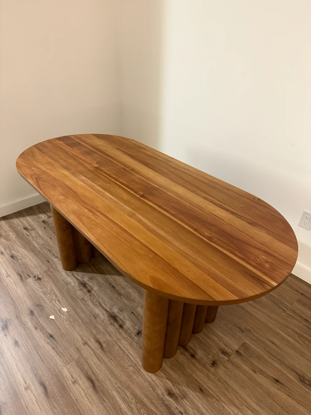 Oval Wooden Dining Table