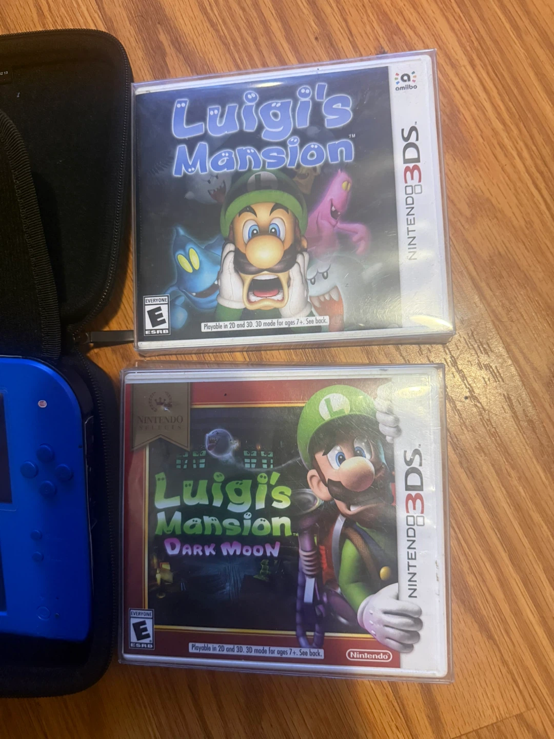Nintendo 2DS Blue Console with Games - photo 2