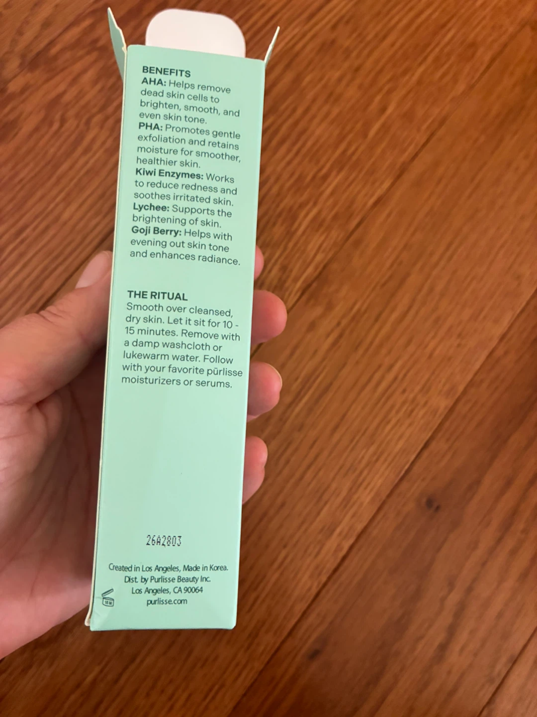 Purlisse AHA + PHA Flash Facial Exfoliating Mask - photo 3