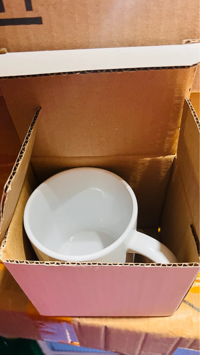 White ceramic mug
