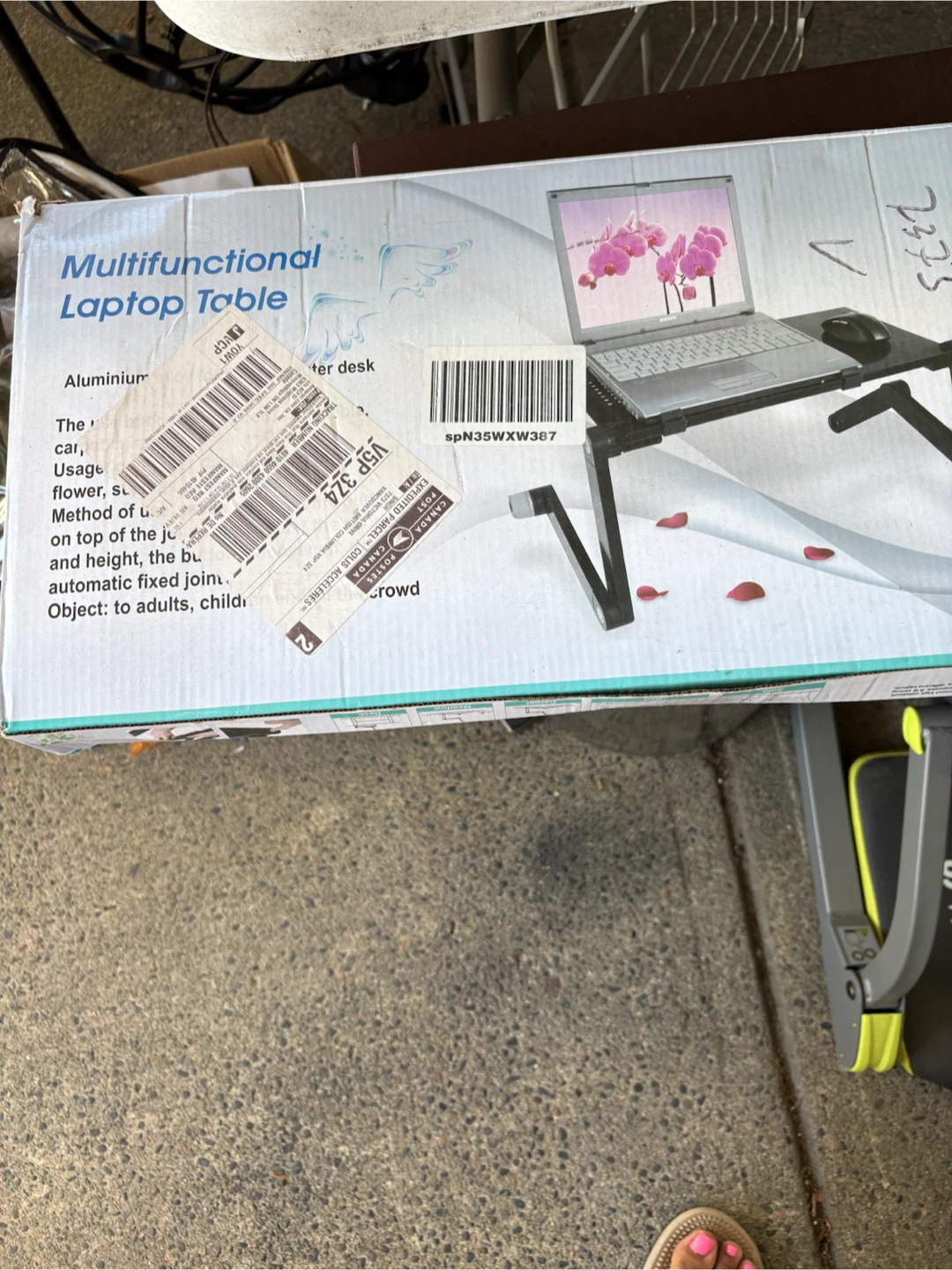 Multifunctional laptop table