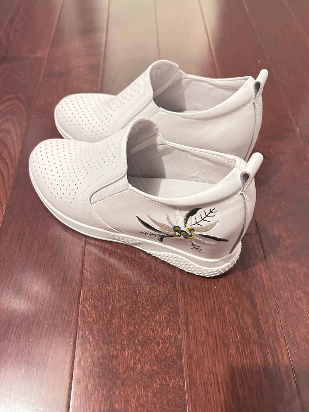 White Slip-On Shoes - photo 3