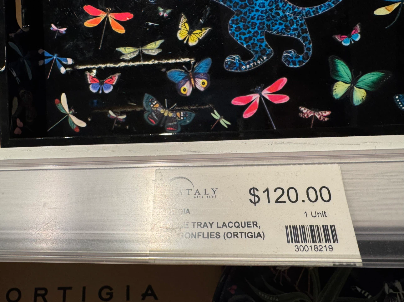 New Ortigia Sicily Large Lacquer Tray - Dragonflies - photo 4