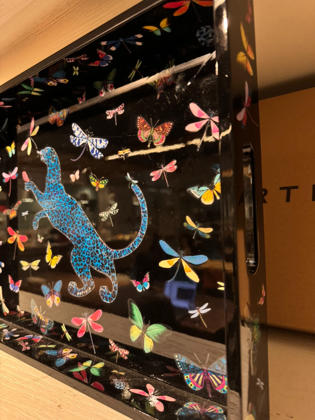 New Ortigia Sicily Large Lacquer Tray - Dragonflies - photo 5