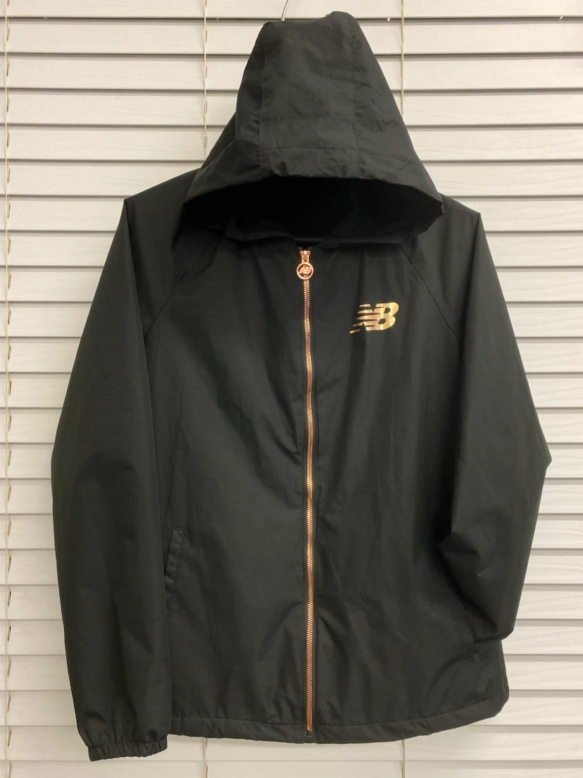 New Balance Black and Gold Windbreaker
