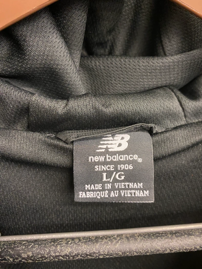 New Balance Black and Gold Windbreaker - photo 5