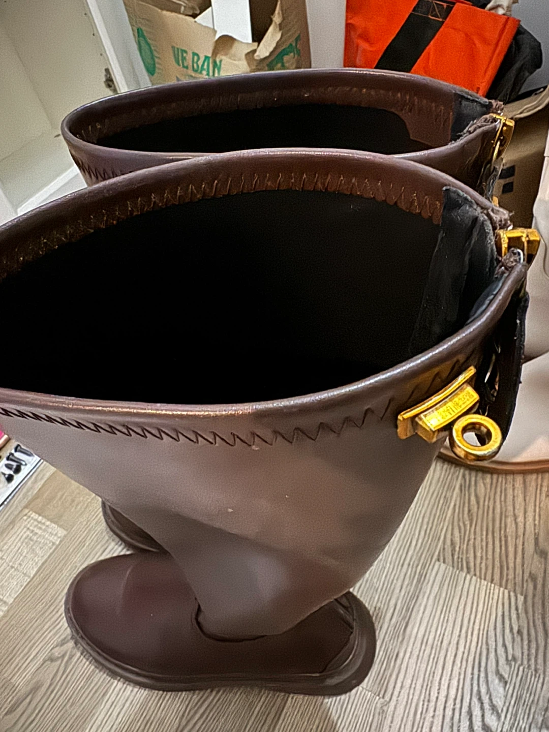 Size 7 Dark Brown Knee-High Boots - photo 5