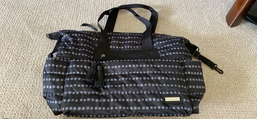 Skip Hop Diaper Bag - Black Polka Dot