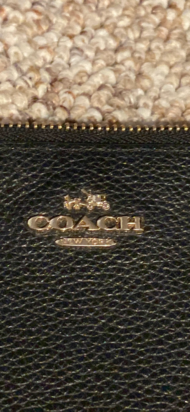 Coach Double Zip Wristlet Black - photo 2