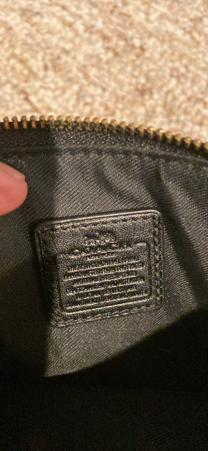 Coach Double Zip Wristlet Black - photo 3