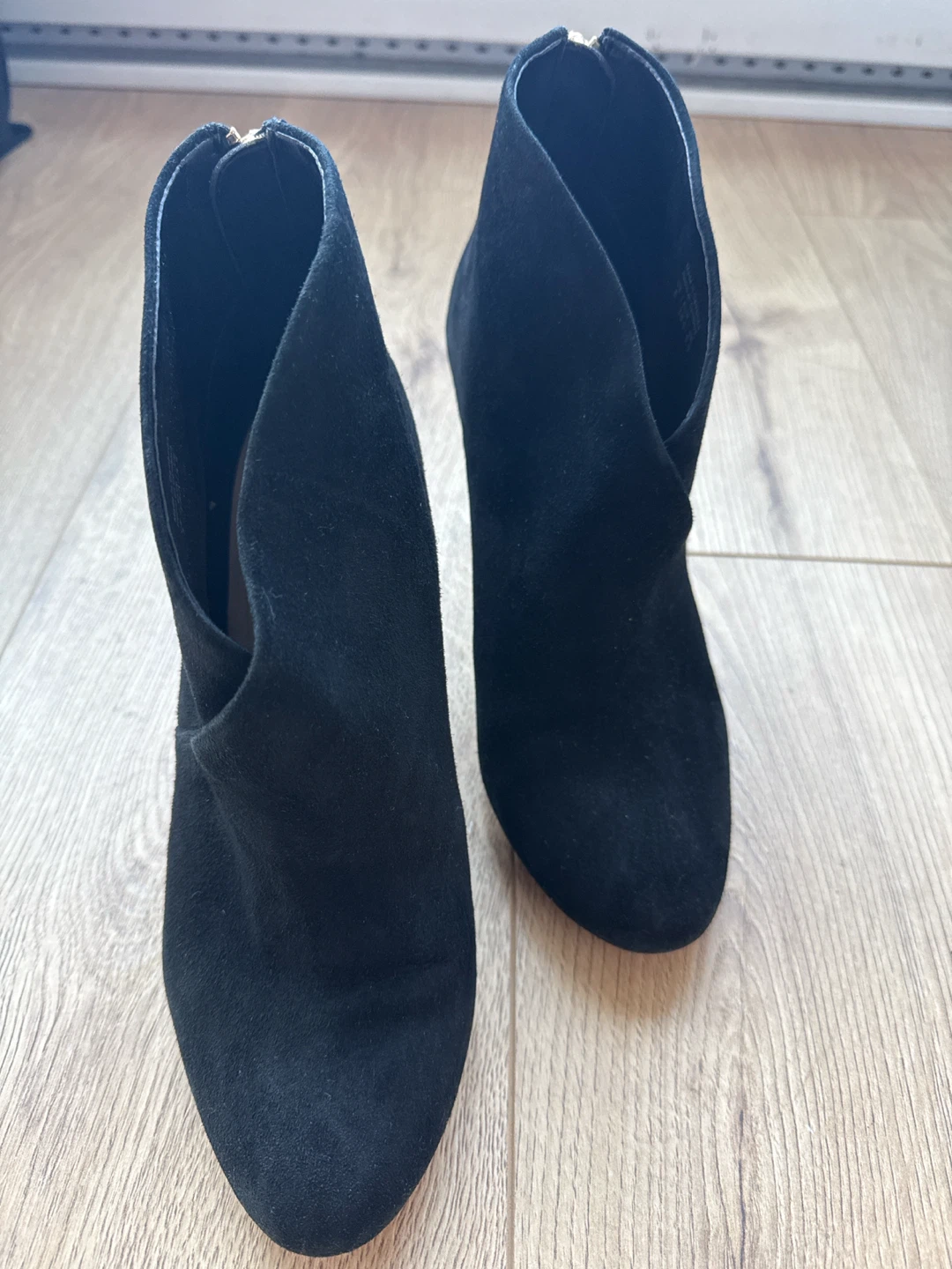 Black Suede Ankle Boots - photo 2