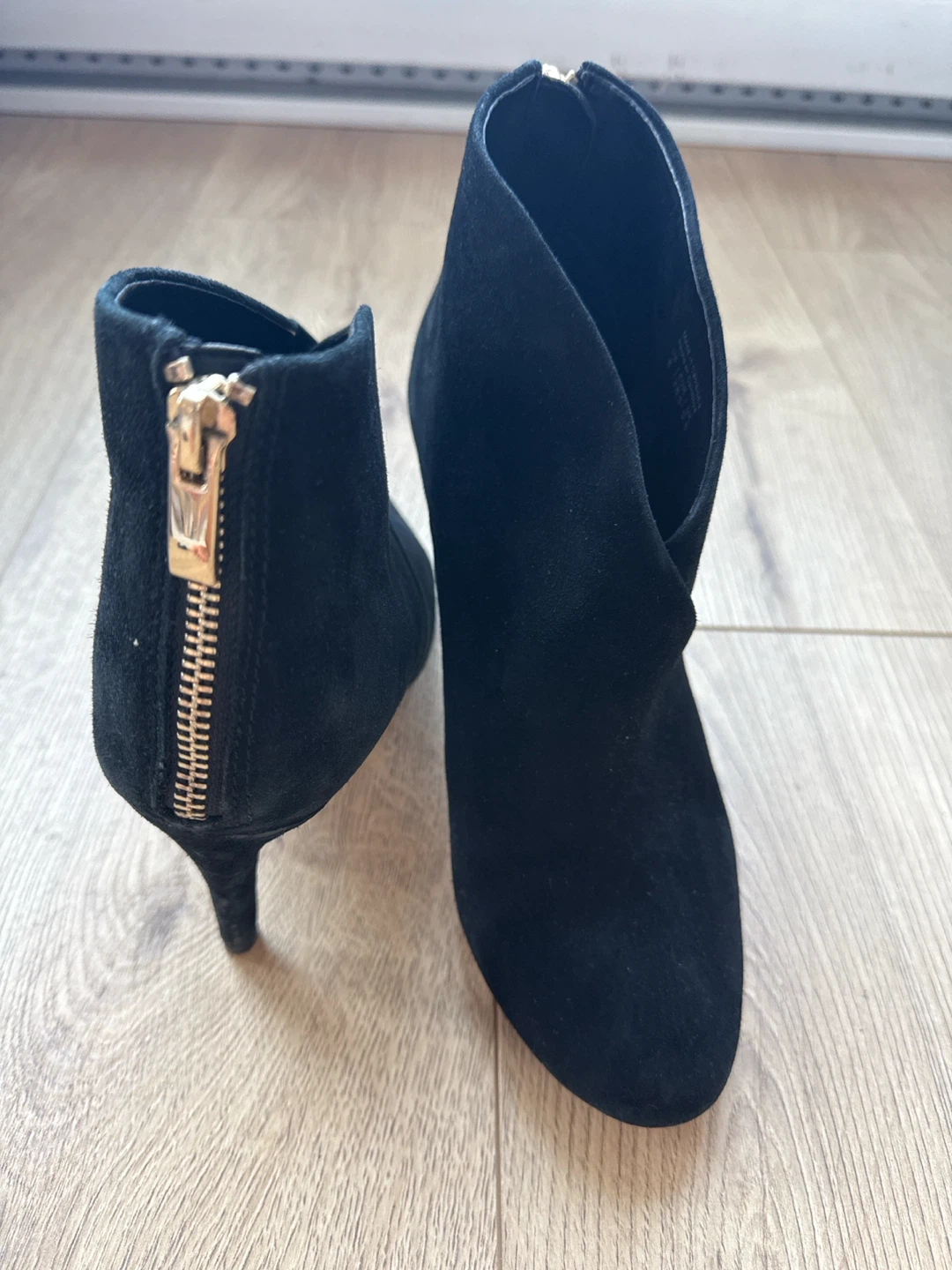 Black Suede Ankle Boots - photo 3