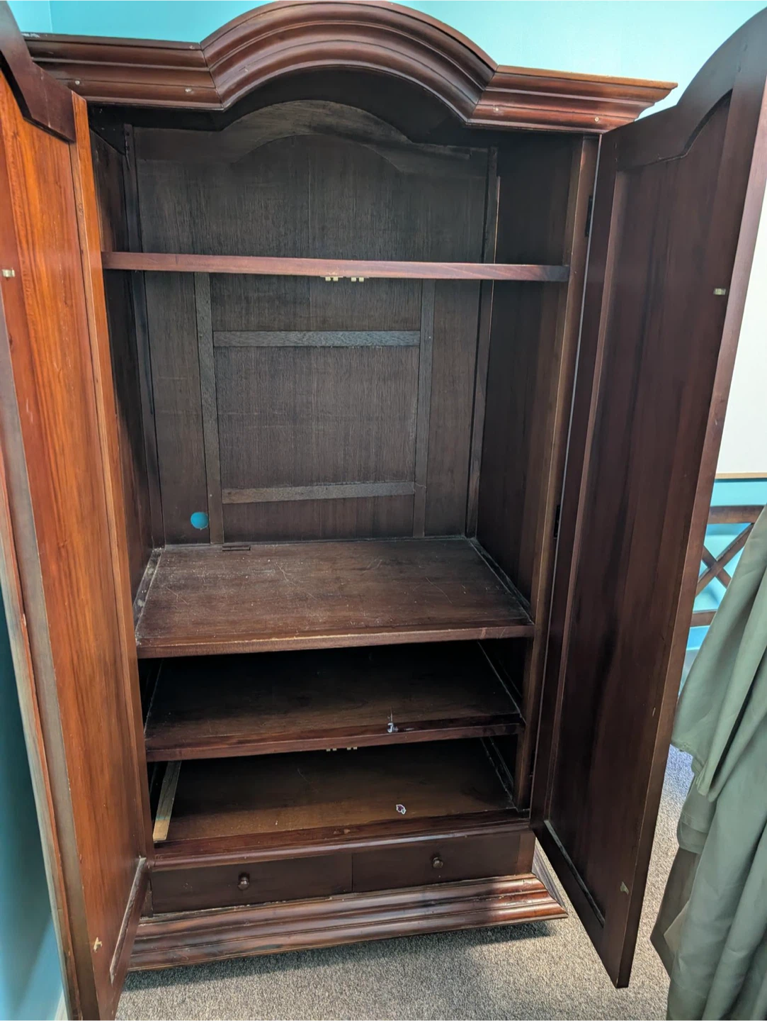 Large Wooden Armoire - photo 2