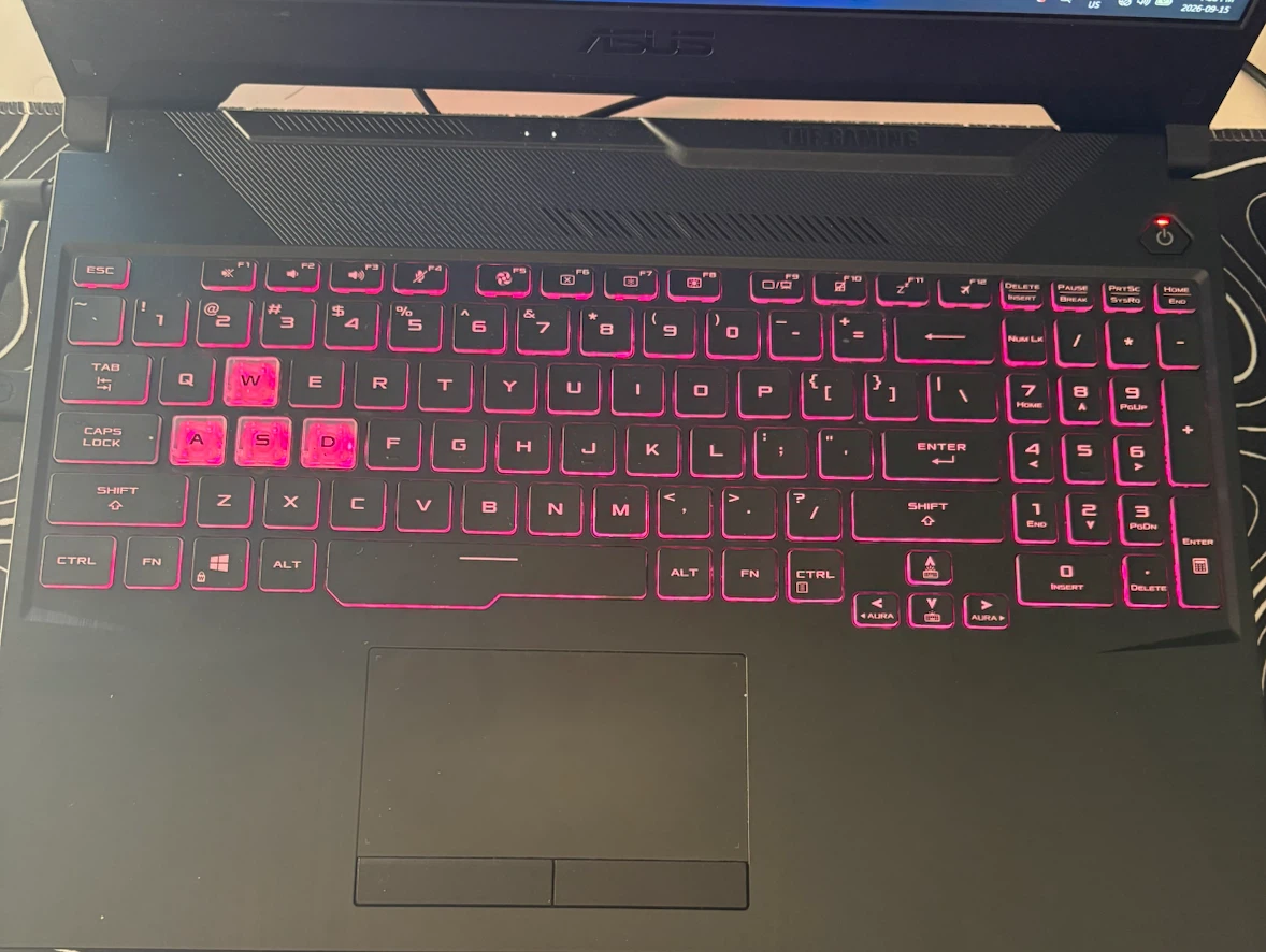 ASUS TUF gaming laptop - photo 2