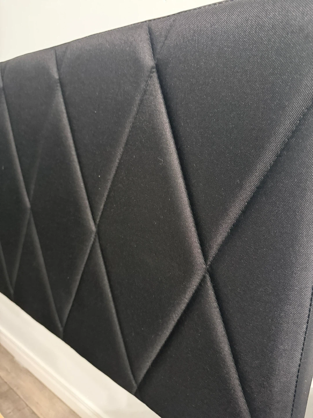 Black Upholstered Bed Frame - photo 2