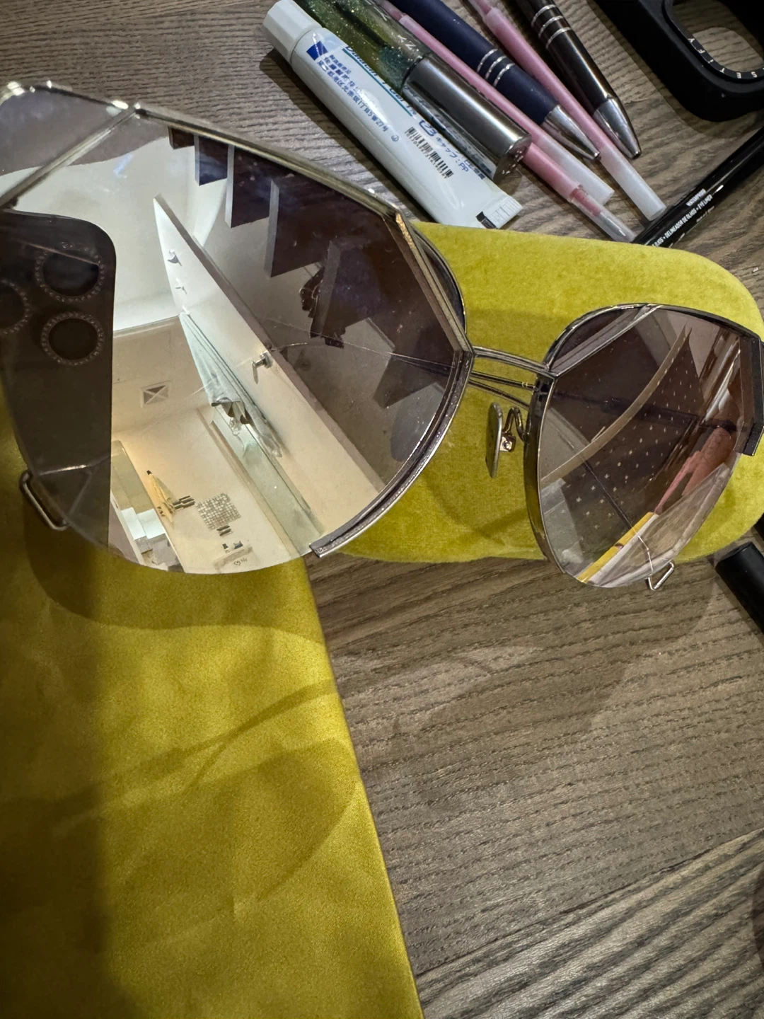 Fendi Silver Geometric Sunglasses - photo 5