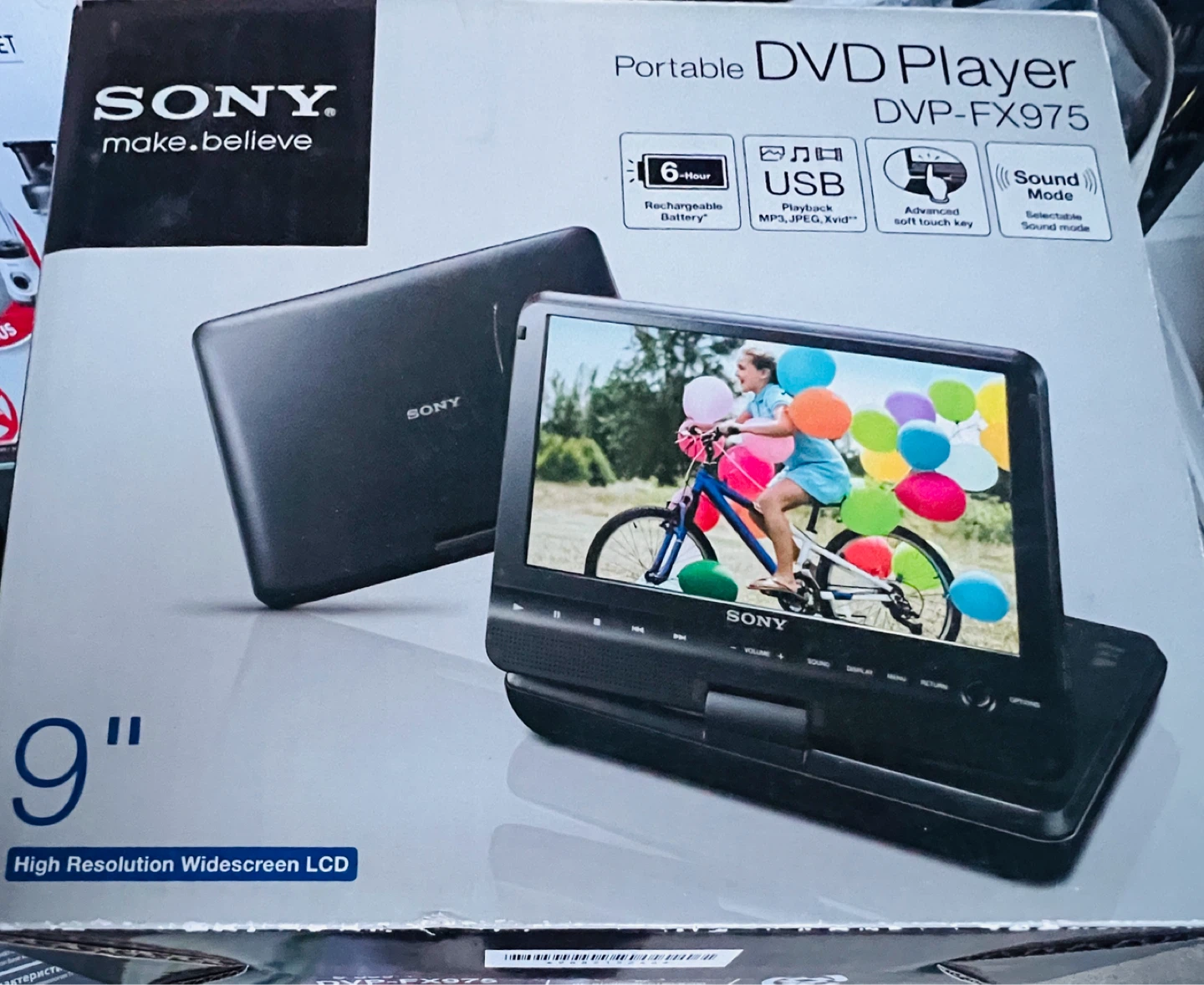 Sony Portable DVD Player DVP-FX975