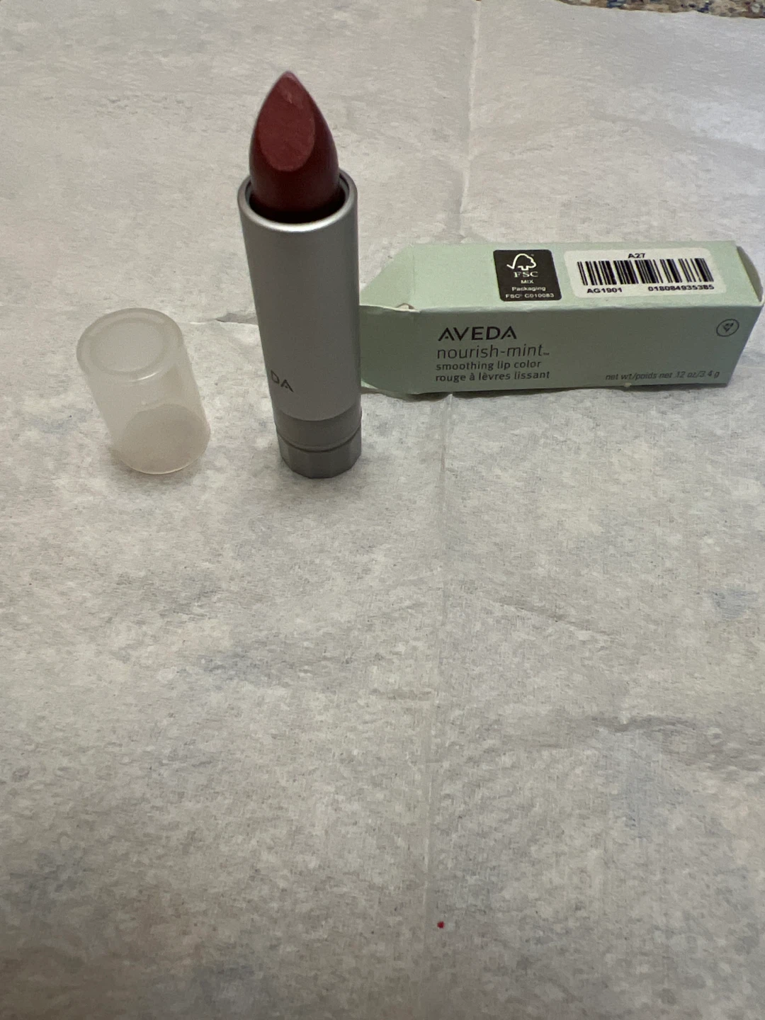 Aveda Nourish-Mint Smoothing Lip Color in Blushed Honey