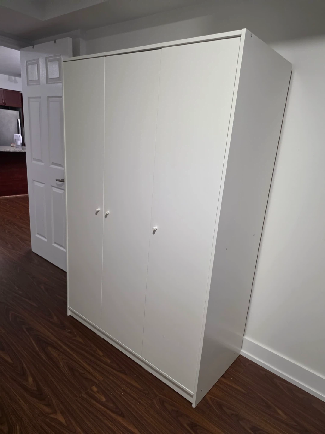 IKEA White 3-Door Wardrobe - photo 2