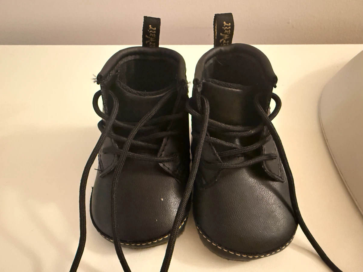Dr. Martens 1460 Crib Baby Boots Black
