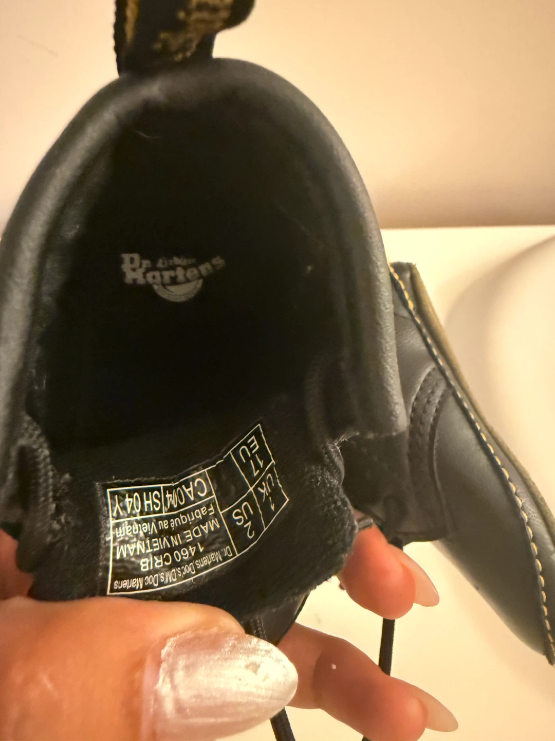 Dr. Martens 1460 Crib Baby Boots Black - photo 5