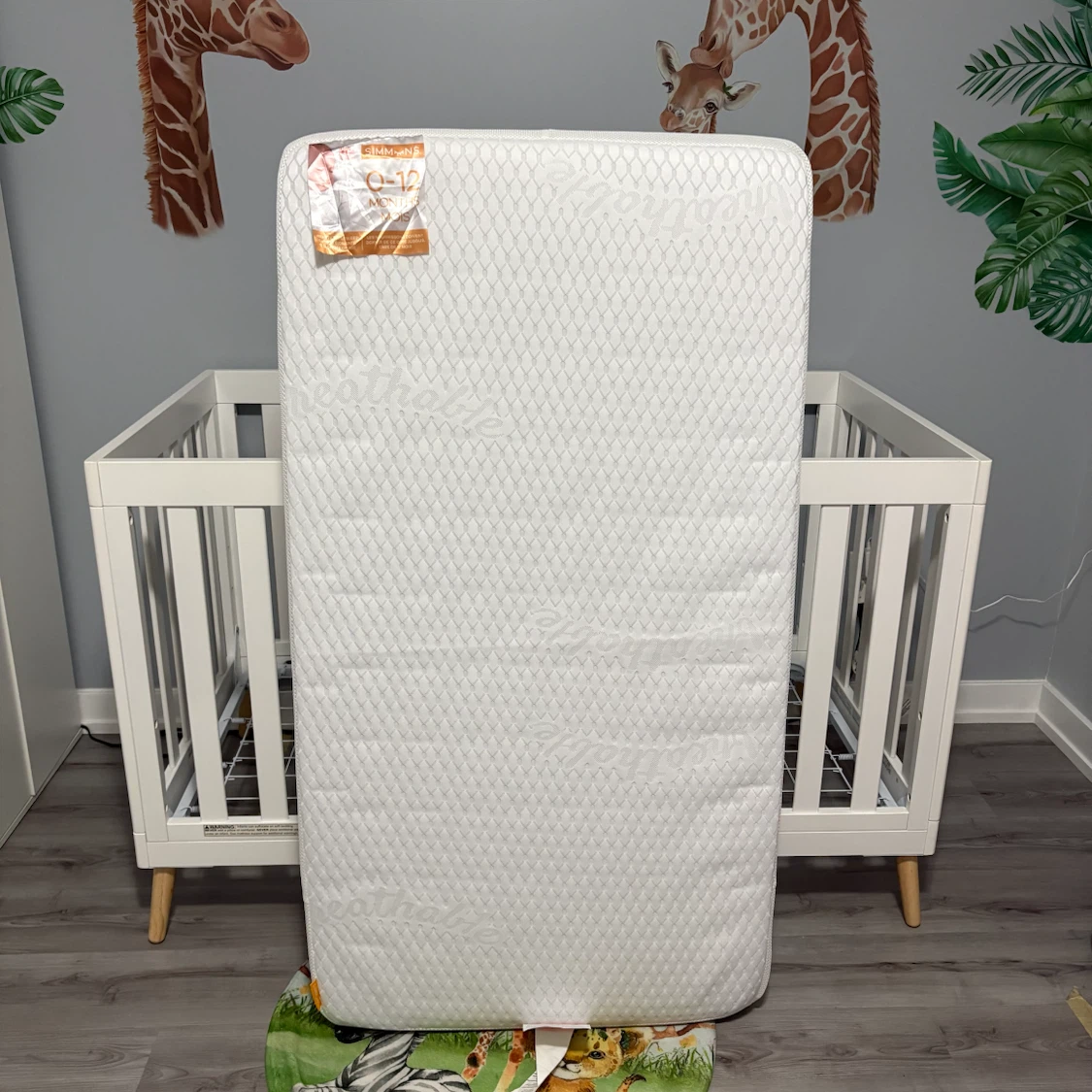 Wood Baby Crib including mattress - photo 4