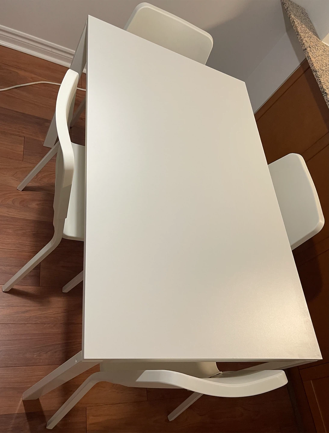IKEA MELLTORP Dining Table with 4 TEODORES Chairs