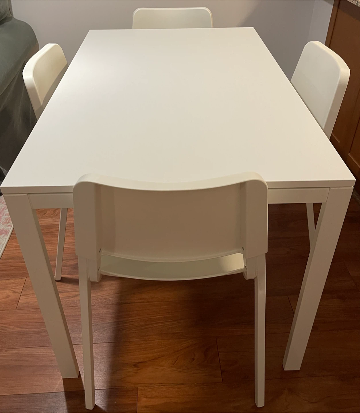 IKEA MELLTORP Dining Table with 4 TEODORES Chairs - photo 3