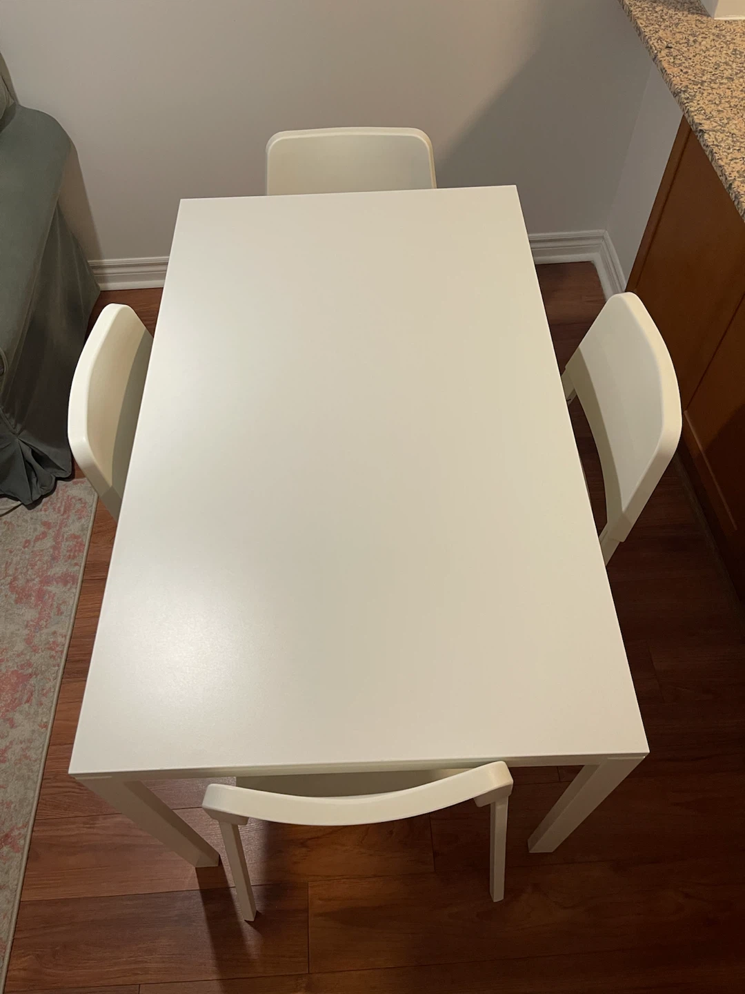 IKEA MELLTORP Dining Table with 4 TEODORES Chairs - photo 4