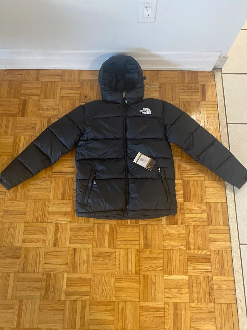 The North Face Puffer Jacket - Black, Size Medium